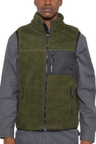 Padded Sherpa Fleece Vest WEIV