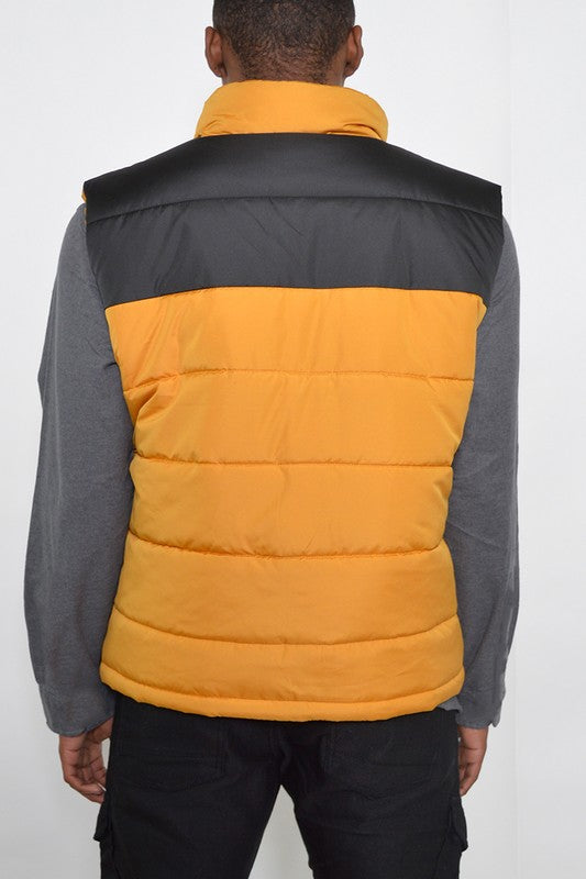 PADDED WINTER TWO TONE VEST WEIV