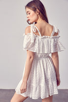 Cold Shoulder Ruffle Dress Do + Be Collection