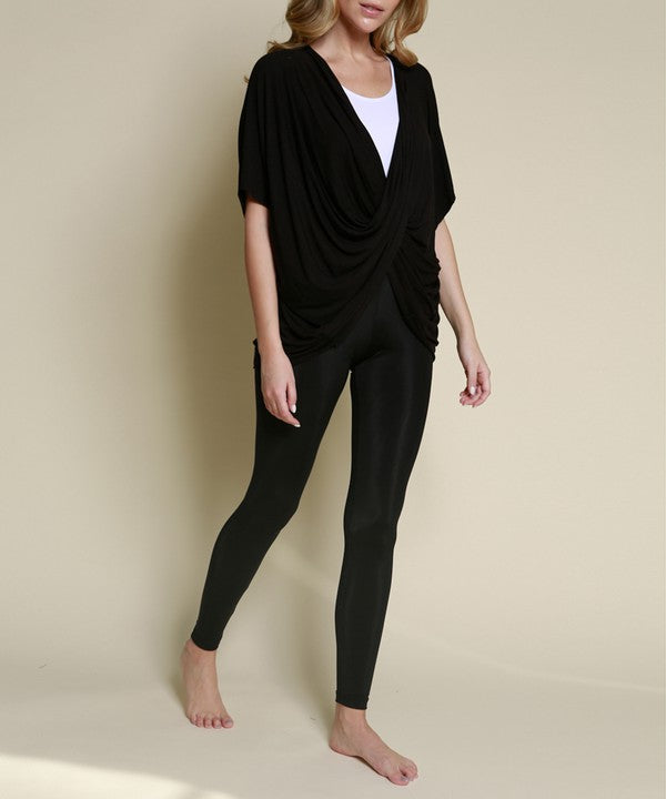 BAMBOO ONE SIZE WRAP TOP Fabina