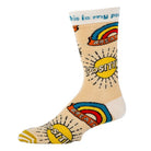 Positive - Men's Cotton Crew Funny Socks Oooh Yeah Socks