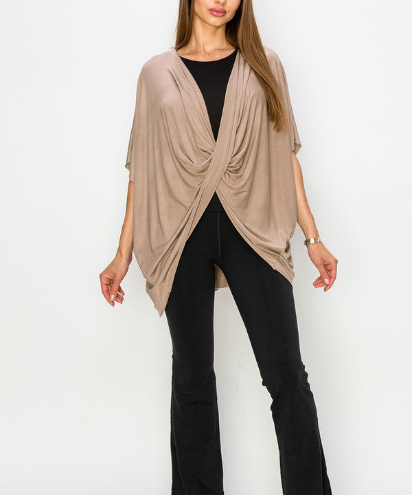 BAMBOO ONE SIZE WRAP TOP Fabina