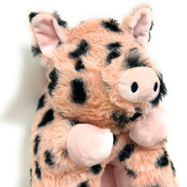 Pig Belly Hugs - Women's Plush Animal slippers Oooh Yeah Socks