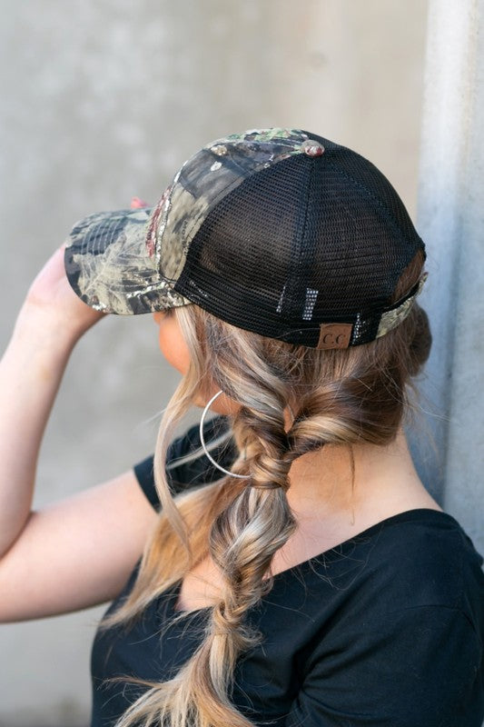 CC Mossy Oak Baseball Cap Hat Aili's Corner