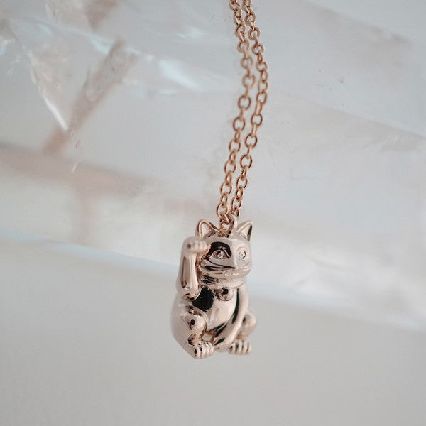 Lucky Cat Charm Necklace HONEYCAT Jewelry