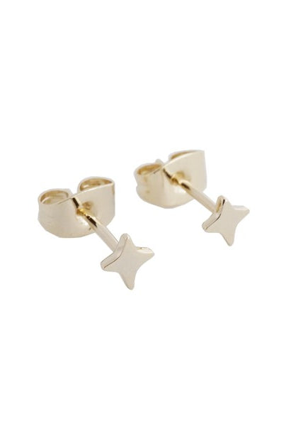 Origami Tiny Star Studs HONEYCAT Jewelry