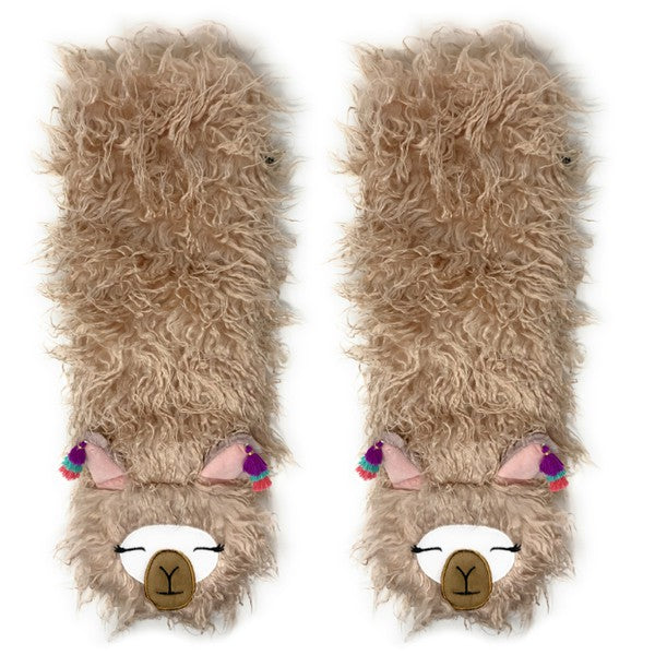 Llama Llama - Women's House Sherpa Slipper Socks Oooh Yeah Socks