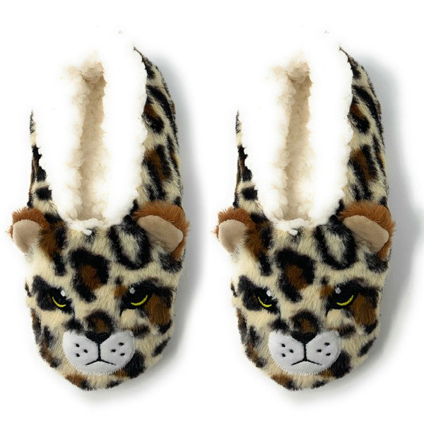 Cheetah Bang - Women's Cozy House Slipper Oooh Yeah Socks