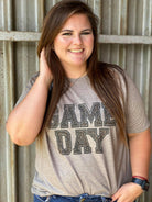 Game Day Leopard Tee Ask Apparel