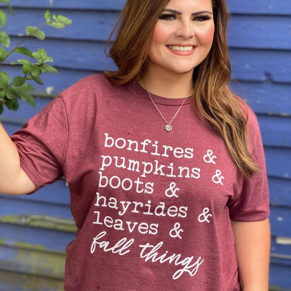 All Things Fall Tee Ask Apparel