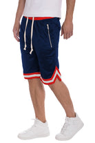 STRIPED BAND SOLID BASKETBALL SHORTS WEIV