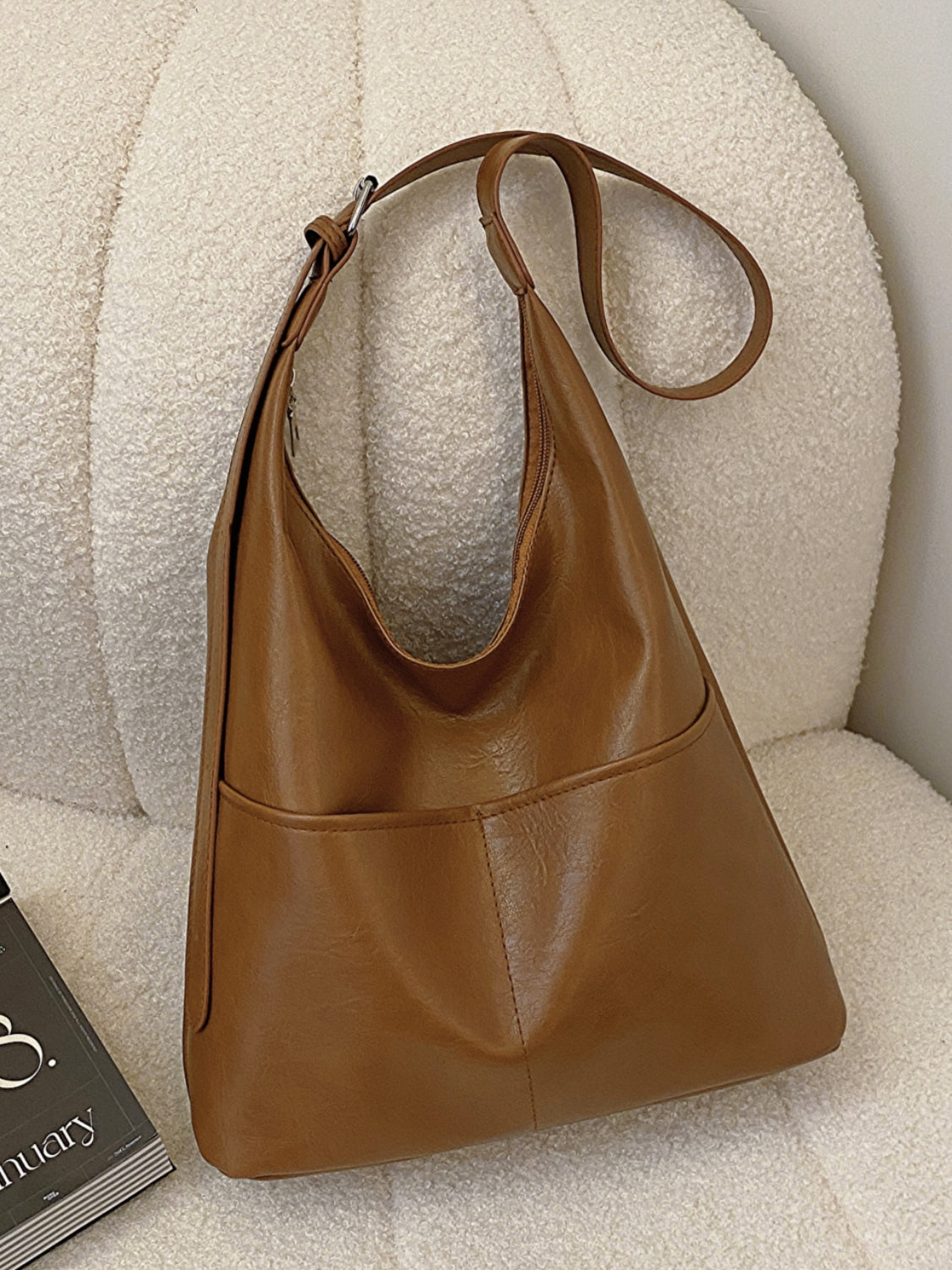 PU Leather Shoulder Bag Trendsi