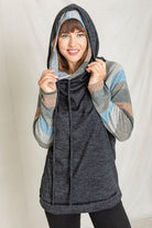 Stripe Sleeve Hoodie EG fashion