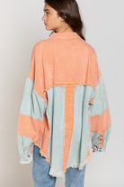 Colorblock Oversized Jacket POL