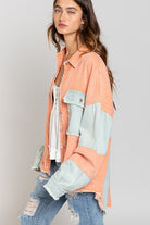 Colorblock Oversized Jacket POL