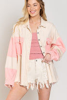 Colorblock Oversized Jacket POL