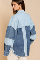 Colorblock Oversized Jacket POL