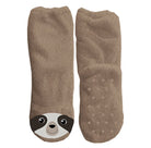 Sloth Time - Women's Cozy Sherpa Slipper Socks Oooh Yeah Socks