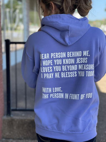 Dear Person Behind Me Hoodie Ask Apparel