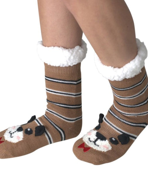 Mr. Bear - Women's Cozy Slipper Socks Oooh Yeah Socks