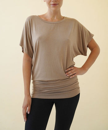 BAMBOO CREW NECK TUNIC Fabina