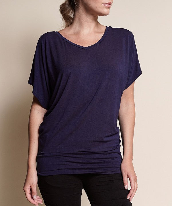 BAMBOO SK COLLECTION SIGNATURE TUNIC TOP Fabina