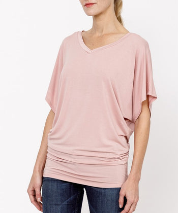 BAMBOO SK COLLECTION SIGNATURE TUNIC TOP Fabina