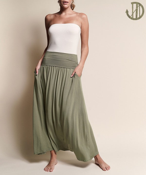 BAMBOO YOGA MAXI SKIRT Fabina