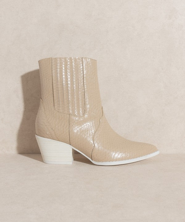 OASIS SOCIETY Dawn - Paneled Western Bootie Oasis Society