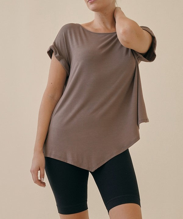 BAMBOO ASSYMESTRIC TUNIC Fabina