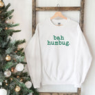 Bah Humbug Graphic Sweatshirt Olive and Ivory Wholesale