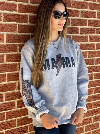 Mama Lightning Sweatshirt Ask Apparel