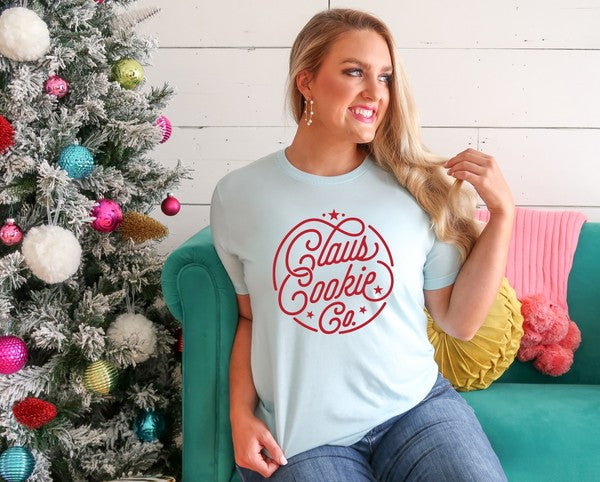 Santa Claus Cookie Co Boutique Tee Ocean and 7th