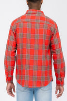 LONG SLEEVE FLANNEL FULL PLAID CHECKERED SHIRT WEIV