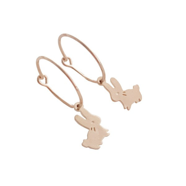 Magic Charm Bunny Hoops HONEYCAT Jewelry