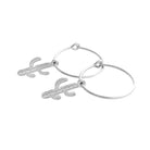 Magic Charm Cactus Hoops HONEYCAT Jewelry