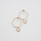 Magic Charm Horseshoe Hoops HONEYCAT Jewelry