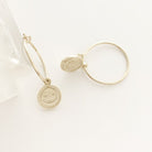 Magic Charm Smiley Hoops HONEYCAT Jewelry