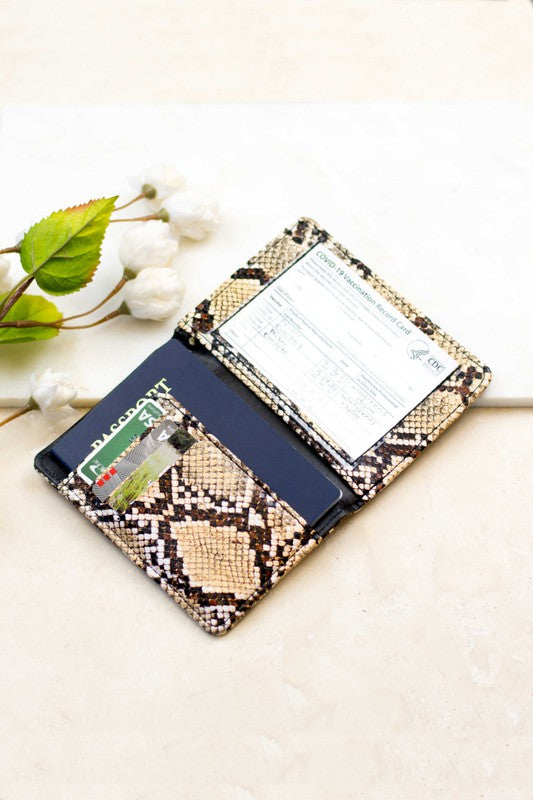 Passport and Vaccine Credit Card Wallet Aili's Corner