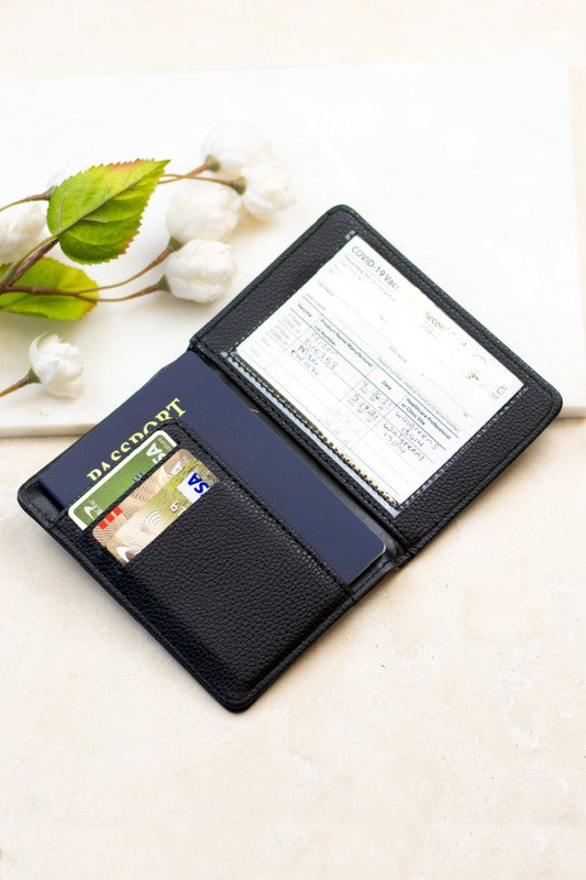 Passport and Vaccine Credit Card Wallet Aili's Corner