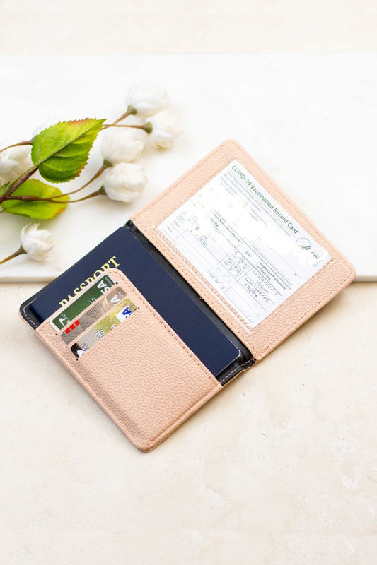 Passport and Vaccine Credit Card Wallet Aili's Corner