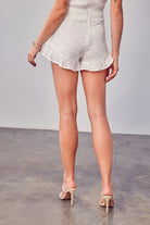 Embroidery Eyelet Shorts Do + Be Collection