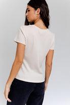 Short Sleeve Asymmetrical Top Gilli