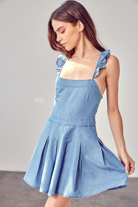 A-Line Open Back Dress Do + Be Collection