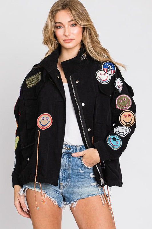 Smile Patch Jackets Jade By Jane