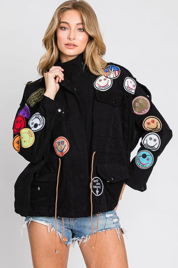 Smile Patch Jackets Jade By Jane