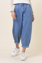 Slouchy High Waisted Jeans Vibrant M.i.U