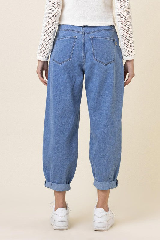 Slouchy High Waisted Jeans Vibrant M.i.U