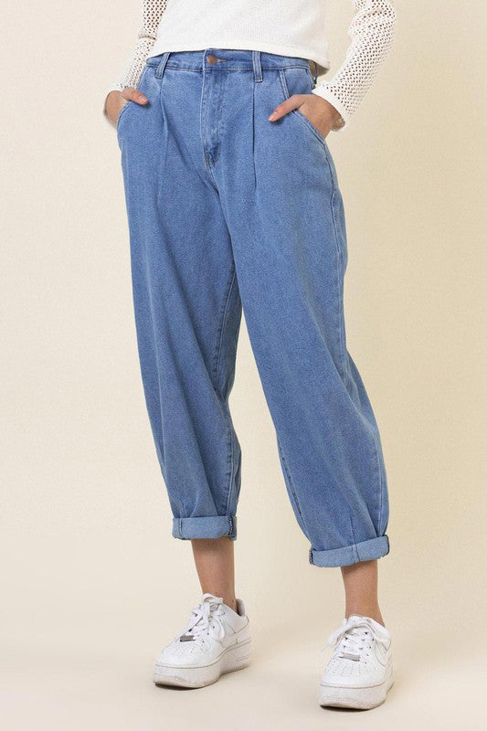 Slouchy High Waisted Jeans Vibrant M.i.U