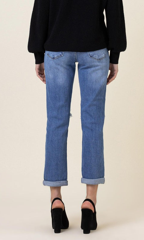 Distressed Boyfriend Jeans Vibrant M.i.U